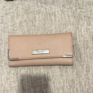 Nine West Blush Wallet with Silver Accents